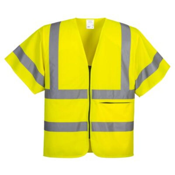 Hi-Vis Band and Brace Zip Vest S/S  Thumbnail